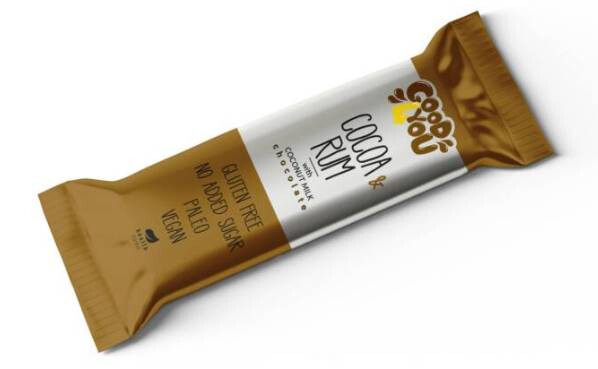 Health Market Good4You Rumos Kakaós szelet kókusztejes csokoládéval 25 g