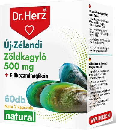 Dr. Herz Zöldkagyló kivonat 500mg 60db