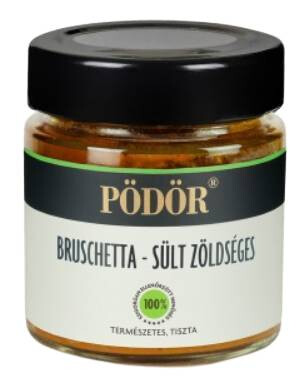 Pödör Bruschetta - sült zöldséges 130 g