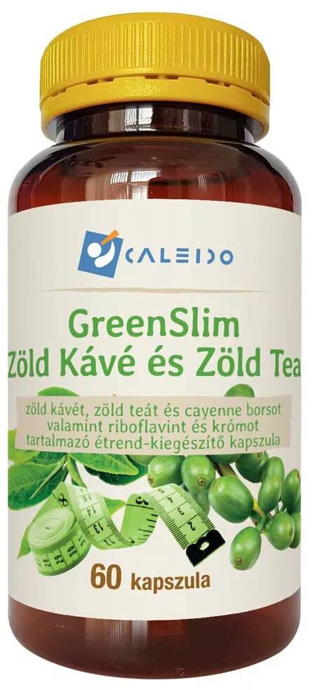 GreenSlim Zöld Kávé és Zöld Tea kapszula 60 db