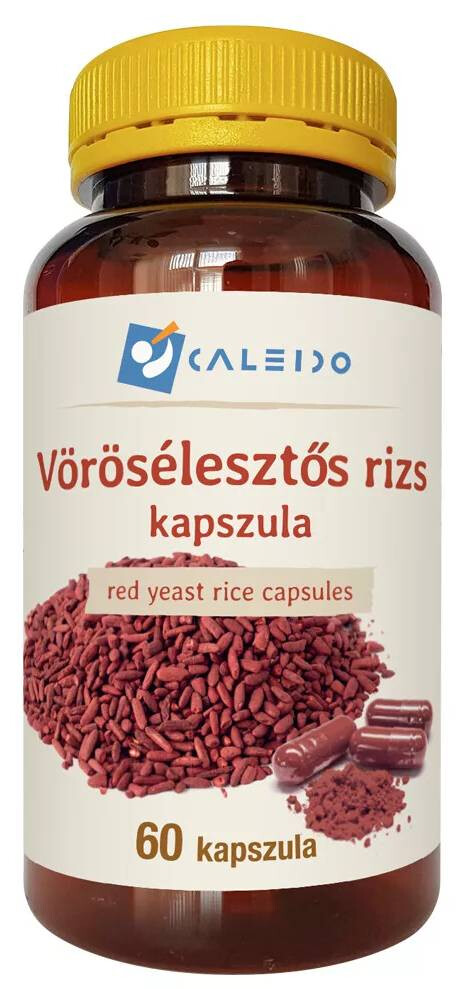Caleido VÖRÖSÉLESZTŐS RIZS kapszula 60 db