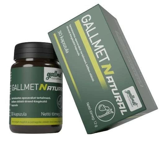 Gallmet N  kapszula 30db - természetes epesavakat tartalmaz