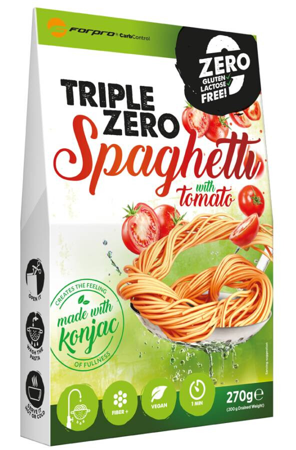 FORPRO TRIPLE ZERO PASTA SPAGHETTI TOMATO 270g