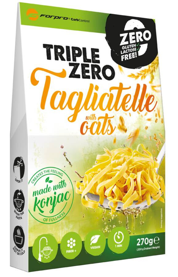 FORPRO TRIPLE ZERO PASTA TAGLIATELLE OATS 270g
