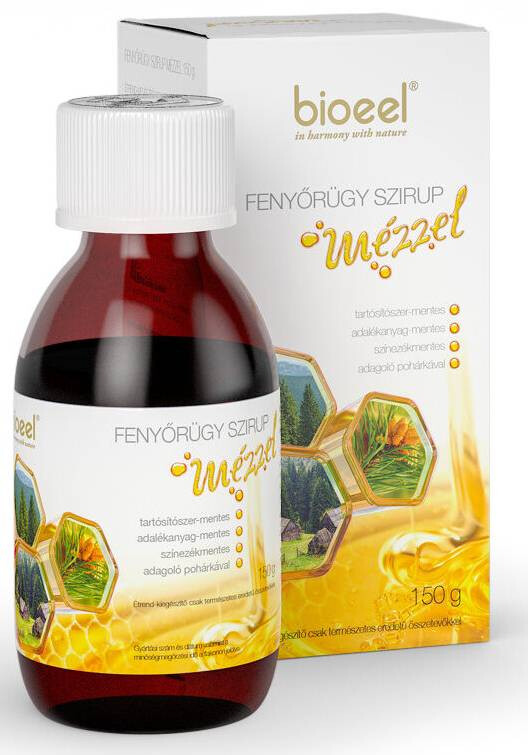 Bioeel Fenyőrügy szirup mézzel 150g