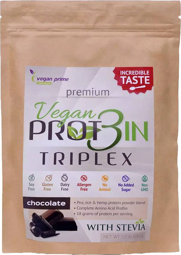 Vegan Prot3in Triplex Csokoládé  550g