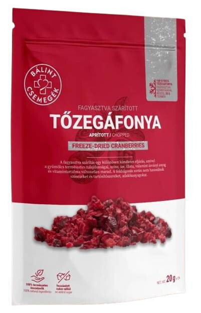Bálint Csemege Szárított Tőzegáfonya Aprított 20g