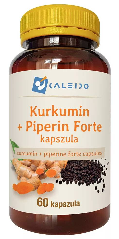 Caleido Kurkumin+Piperin Forte kapszula 60 db