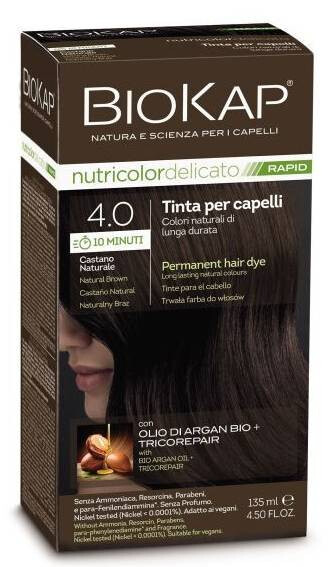 Nutricolor Rapid Tartós hajfesték Nr 4.0 Natural Brown