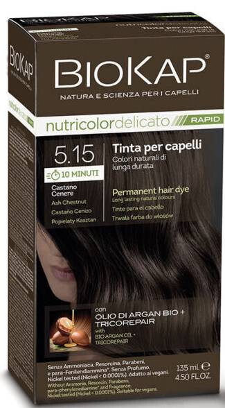 Nutricolor Rapid Tartós hajfesték Nr 5.15 Ash Chestnut