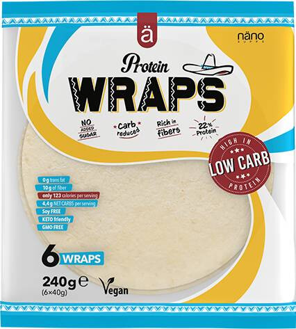 Nano Supps Protein Wrap Natur 240g