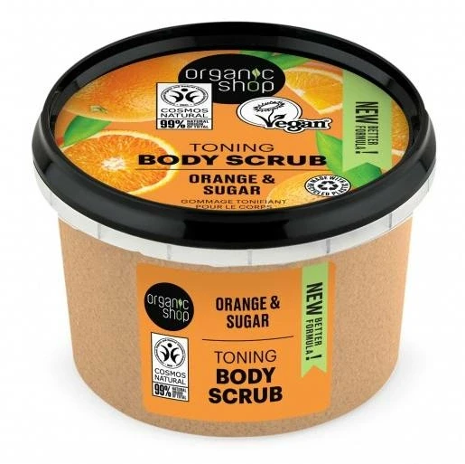 Organic Shop Bőrradír bio naranccsal és cukorral 250 ml