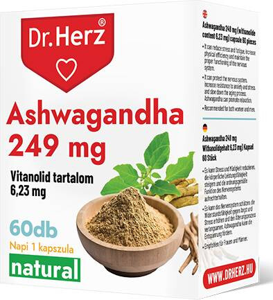 Dr.Herz Ashwagandha 249 mg 60 db kapszula