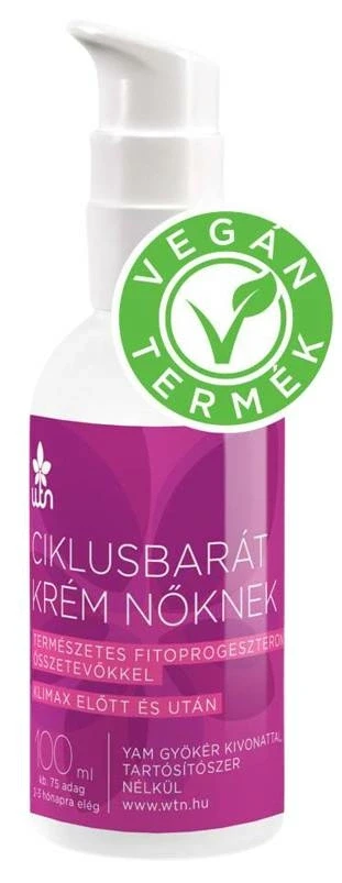 WTN Ciklusbarát krém nőknek Progeszteron krém 100 ml