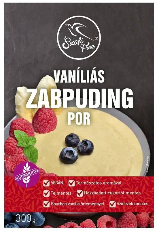 Szafi Free vaníliás zabpuding por (gluténmentes) 300 g