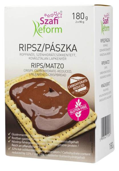 Szafi Reform szénhidrátcsökkentett ripsz / pászka (gluténmentes) 180g