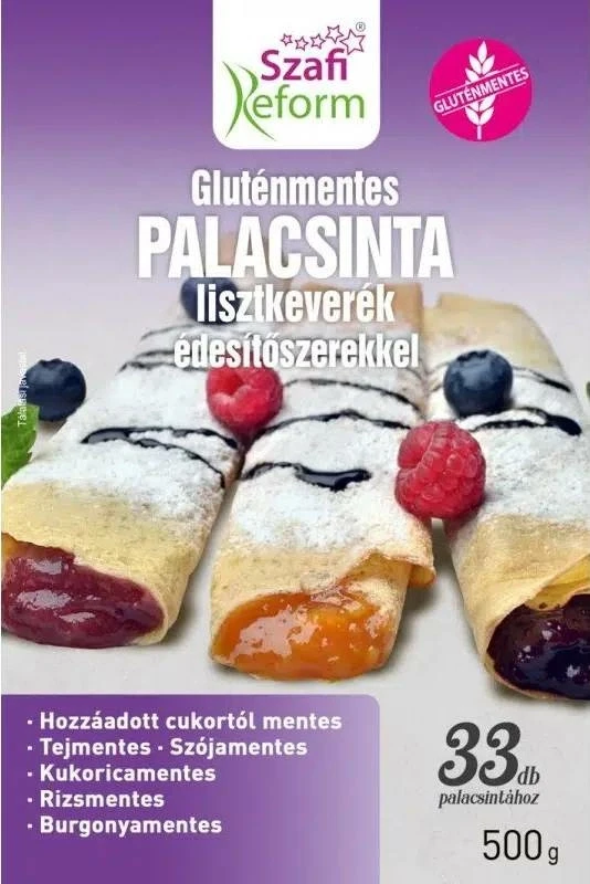 Szafi Reform szénhidrát-csökkentett palacsinta lisztkeverék (gluténmentes) 500g