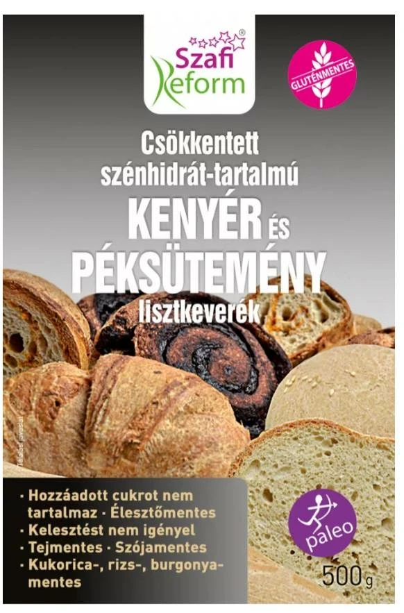Szafi Reform GM CH-csökkentett kenyér és péksütemény lisztkeverék 500g