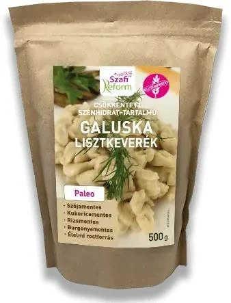 Szafi Reform csökkentett szénhidrát-tartalmú GALUSKA lisztkeverék (gluténmentes) 500g