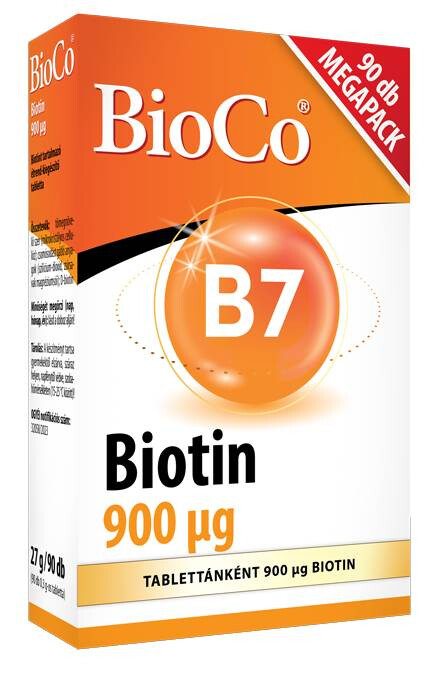 BioCo Biotin 900 µg MEGAPACK 90db