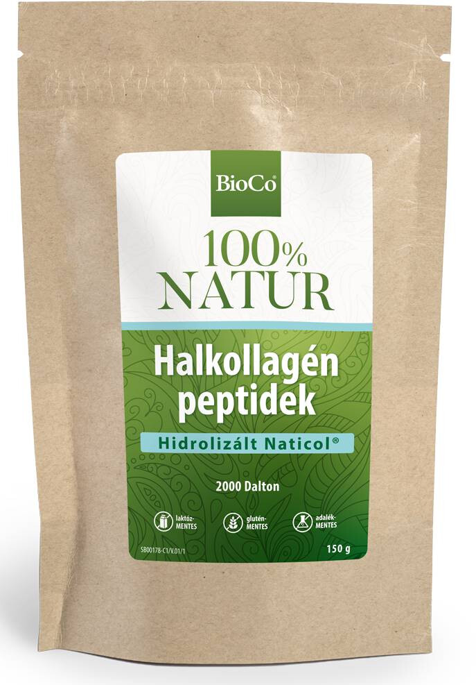 BioCo 100% NATUR Halkollagén peptidek tasakos por 150g