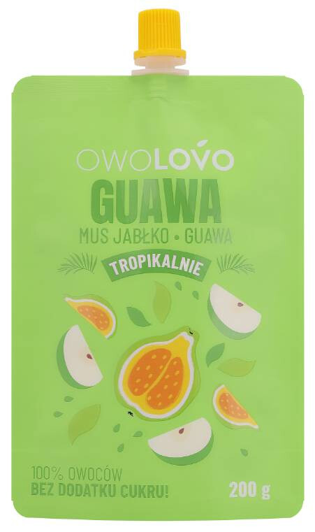 OWOLOVO Alma-guava tropical gyümölcspüré 200g