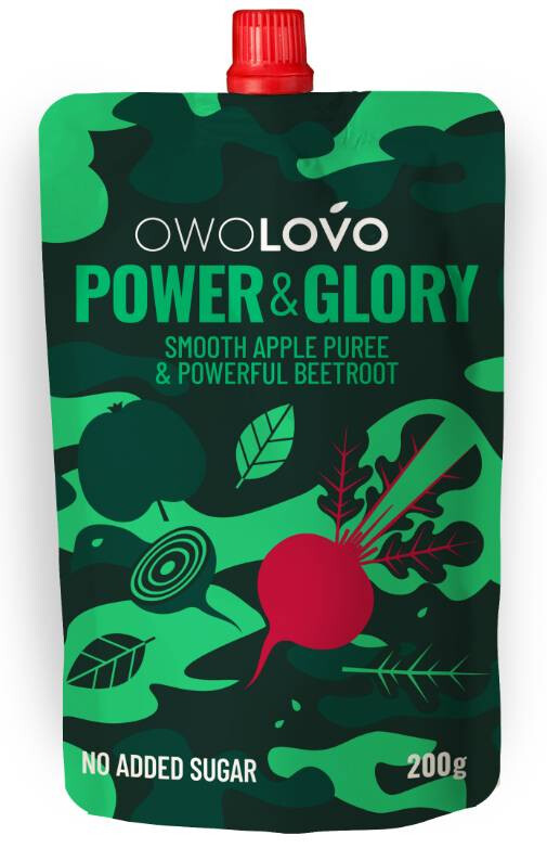 OWOLOVO Alma-cékla Power Glory gyümölcspüré 200g
