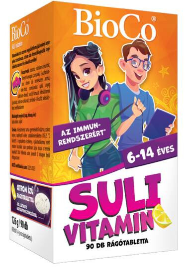 BioCo Suli Vitamin rágótabletta 90db