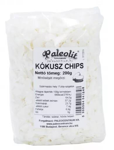 Paleolit Kókusz chips 200 g