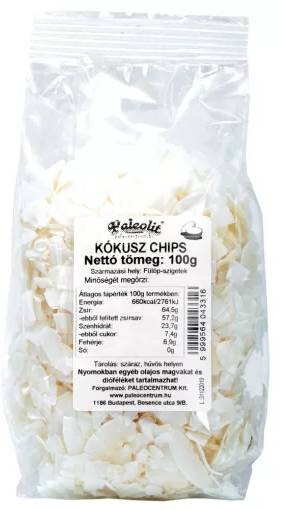 Paleolit Kókusz chips 100 g