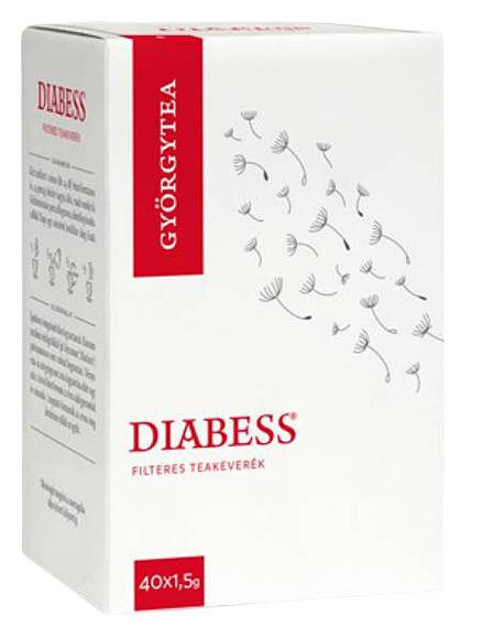 Diabess Györgytea filteres teakeverék	40*1,5g