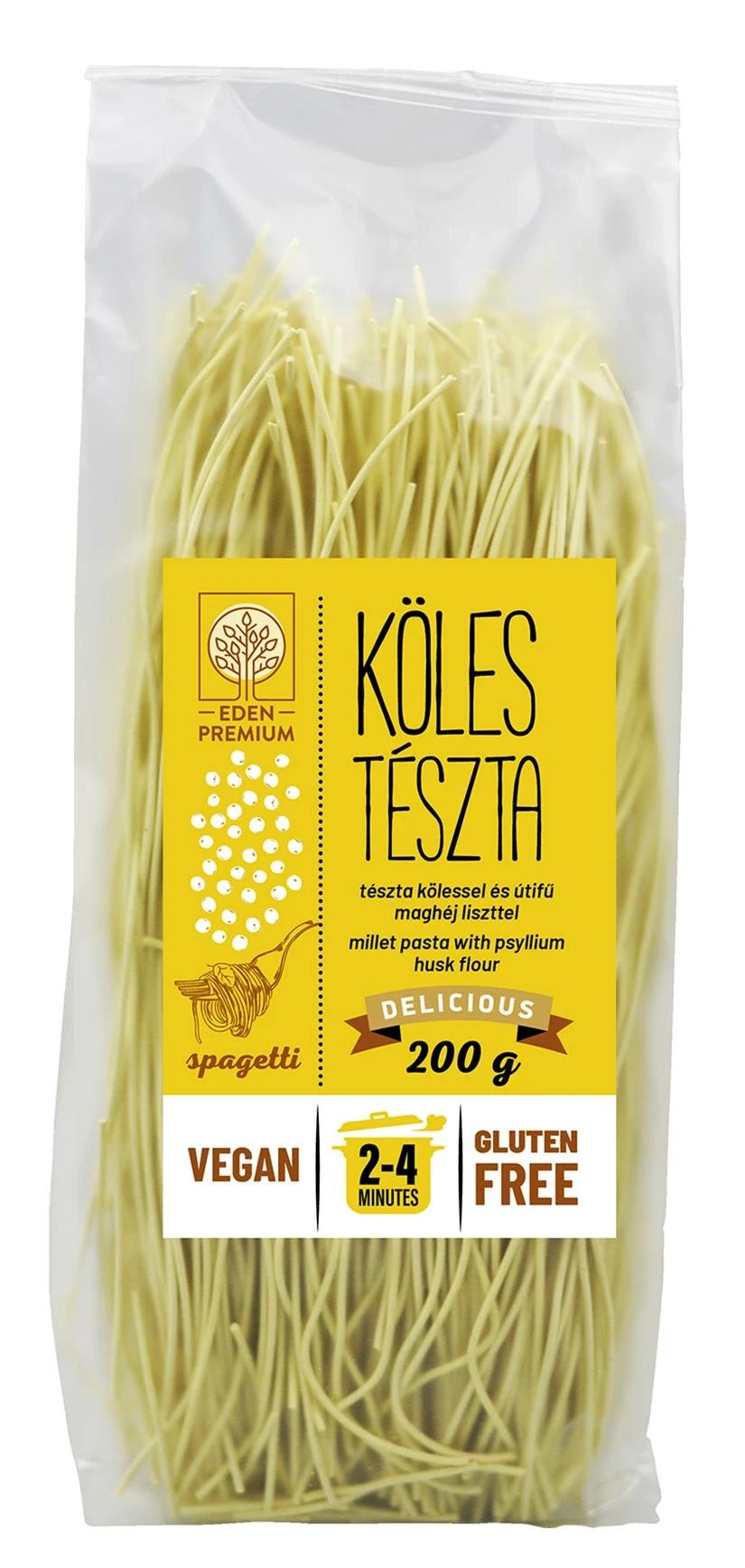 Éden Prémium kölestészta spaghetti 200g