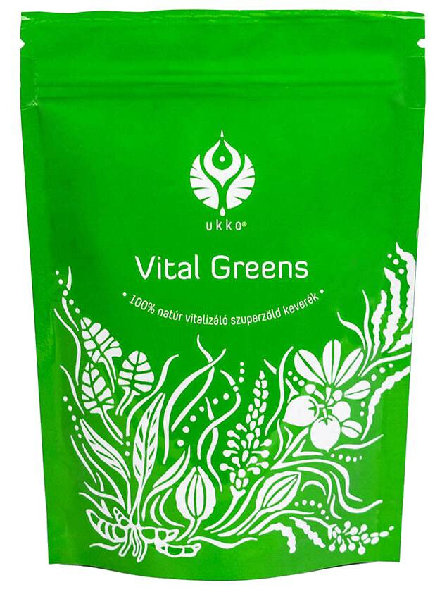 Ukko Vital Greens 120g 100% Natúr, vitalizáló szuperzöld keverék