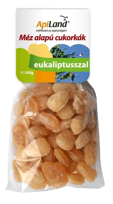 Apiland Méz alapú cukorkák eukaliptusszal 100g