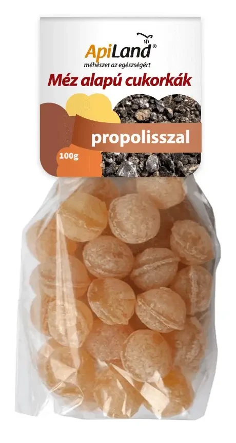 Apiland Méz alapú cukorkák propolisszal 100g