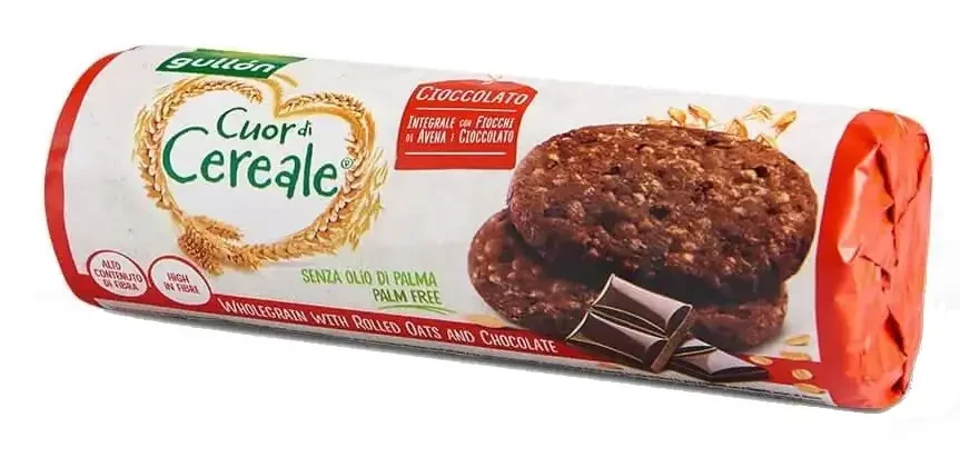 Gullon Élelmi rostban gazdag gabonakeksz csokoládéval 280 g