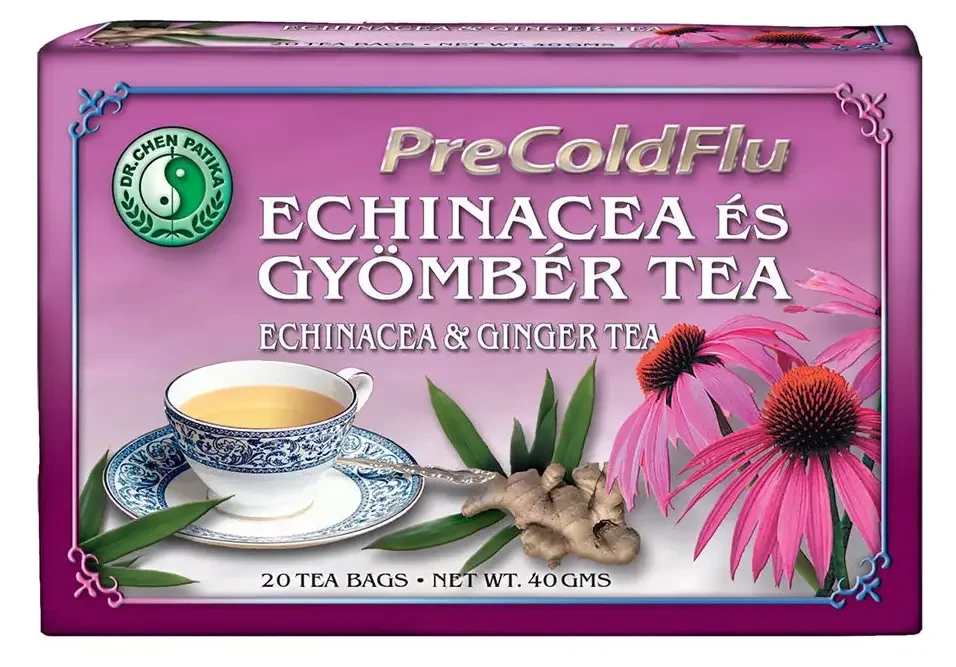 Dr. Chen PreColdFlu Echinacea Gyömbér Tea 20 x 2 g