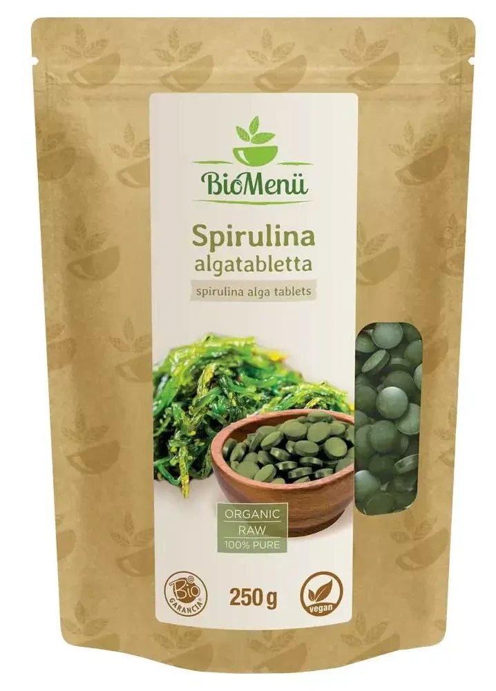 BioMenü BIO SPIRULINA 500 db tabletta 250 g