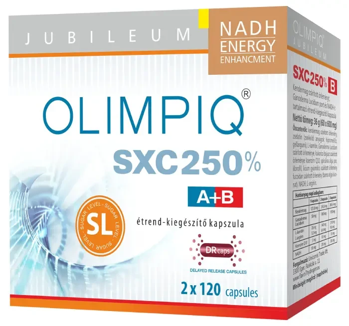 Olympiq SXC SL Jubileum 250 % A+B Étrend- kiegészítő Kapszula 2x120 db