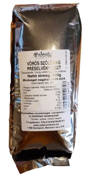 Paleolit Szőlőmag préselvény liszt 500 g
