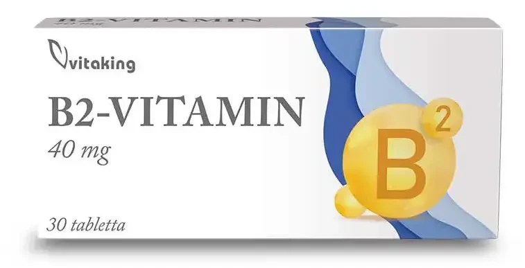Vitaking B2-vitamin (Riboflavin) 40 mg 30db