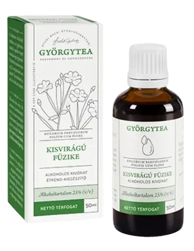 Györgytea Kisvirágú füzike alkoholos kivonat 50ml