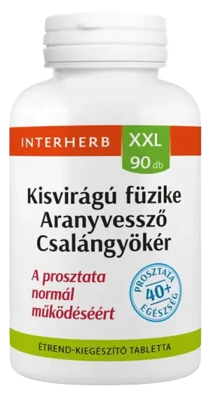 Interherb XXL 90 db Kisvirágú füzike&Aranyvessző&Csalángyökér kapszula