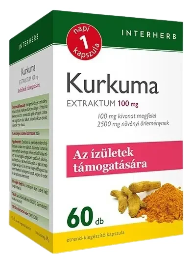 Interherb NAPI1 Kurkuma Extraktum 100mg 60 db