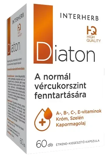 Interherb Diaton cukorkontroll kapszula 60db