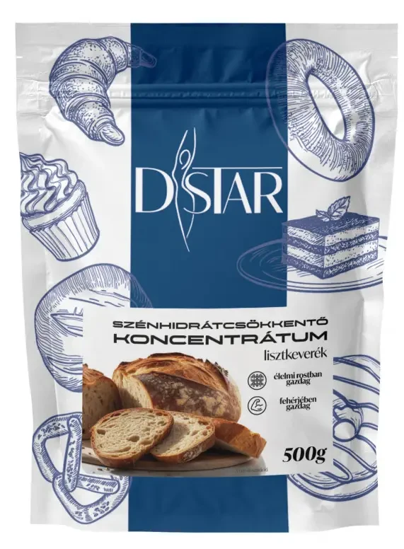 D-STAR szénhidrátcsökkentő koncentrátum lisztkeverék 500 g