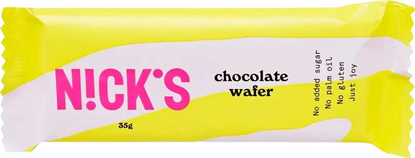 Nick's cukor és gluténmentes tejcsokis ostya 35g (kexbar)