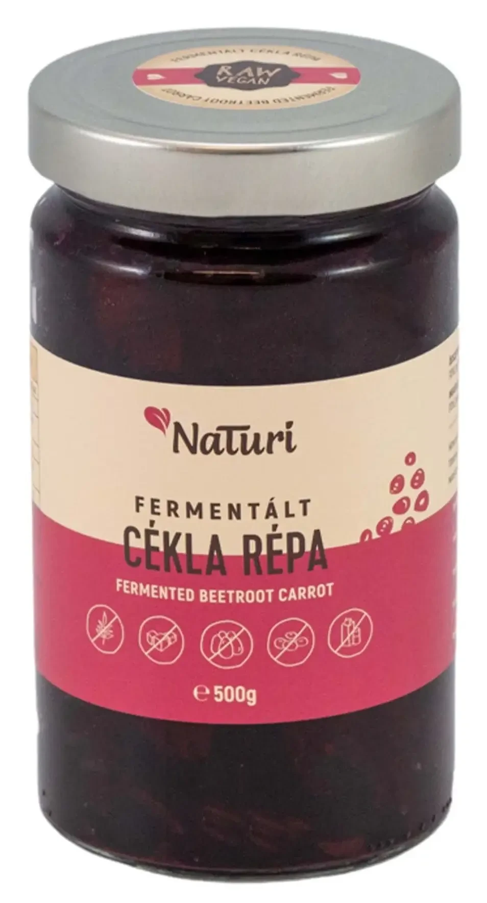 NaTuri Fermentált Cékla Répa - Nagy 500g