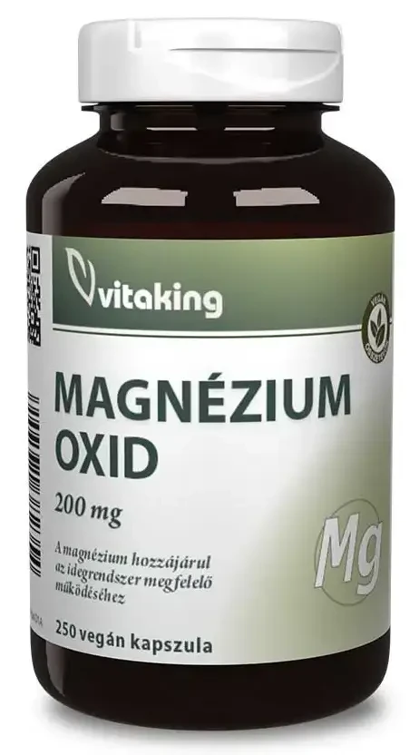 Vitaking Magnézium-oxid 200mg 250db