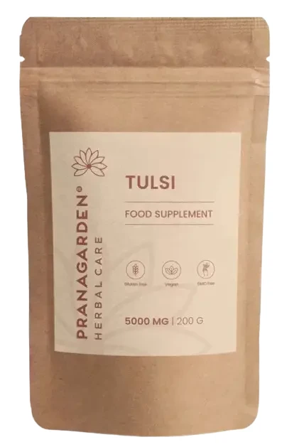 Pranagarden Tulsi - Organikus gyógynövény por 200 g